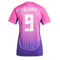 Maglia Calcio Germania Niclas Fullkrug #9 Seconda Divisa Donna Europei 2024 Manica Corta